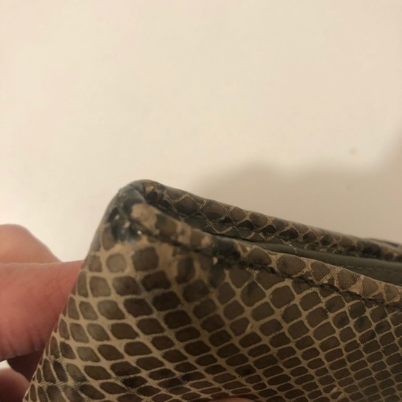 Coach snakeskin python vintage y2k soho embossed leather wallet - Picture 10 of 13